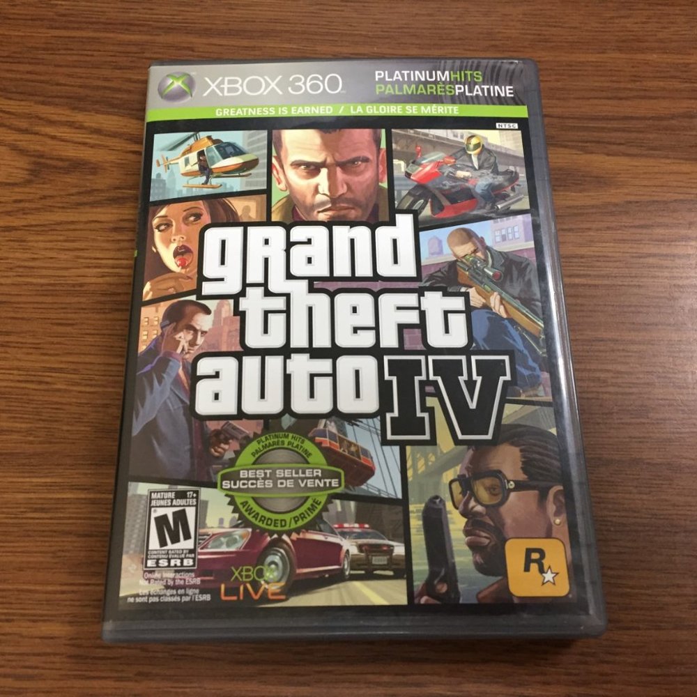 Grand Theft Auto IV Xbox 360 Platinum Hits
